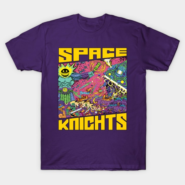 Space Knights: Cosmic Clash T-Shirt by CosmicLion